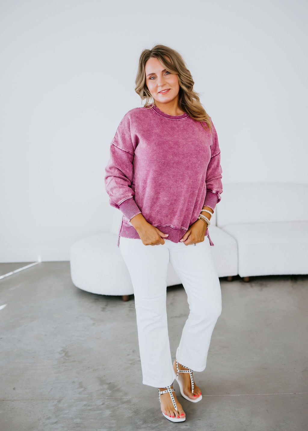 image of Bradie Washed Pullover