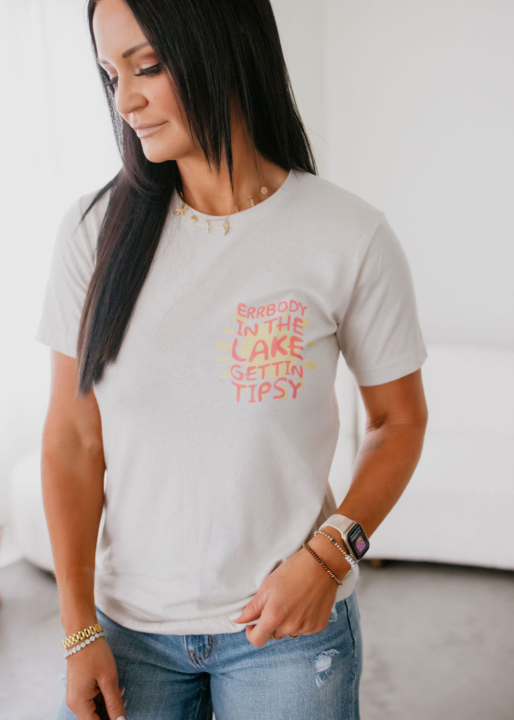 image of On the Lake Graphic Tee