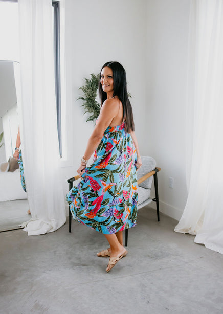 Tallulah Tropical Print Dress