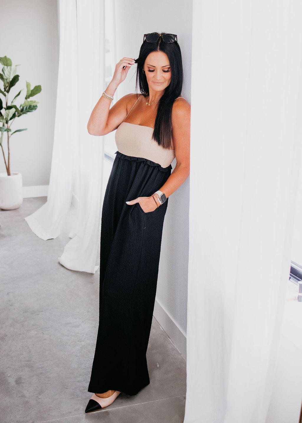 Peyton Wide Leg Jumpsuit