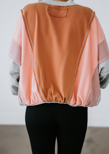 Kimmy Colorblock Zip Jacket