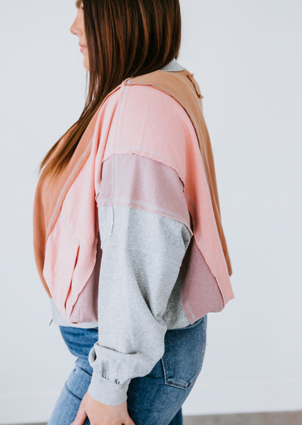 Kimmy Colorblock Zip Jacket