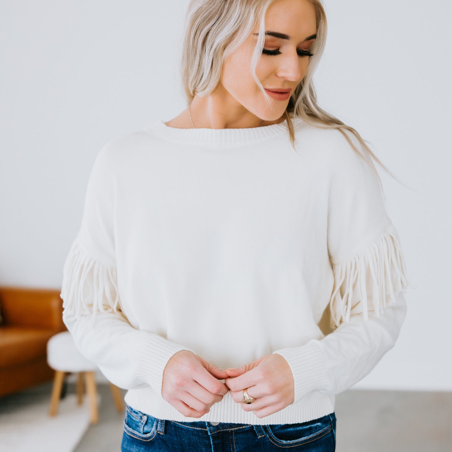 Mylie Fringe Sweater