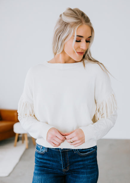 Mylie Fringe Sweater