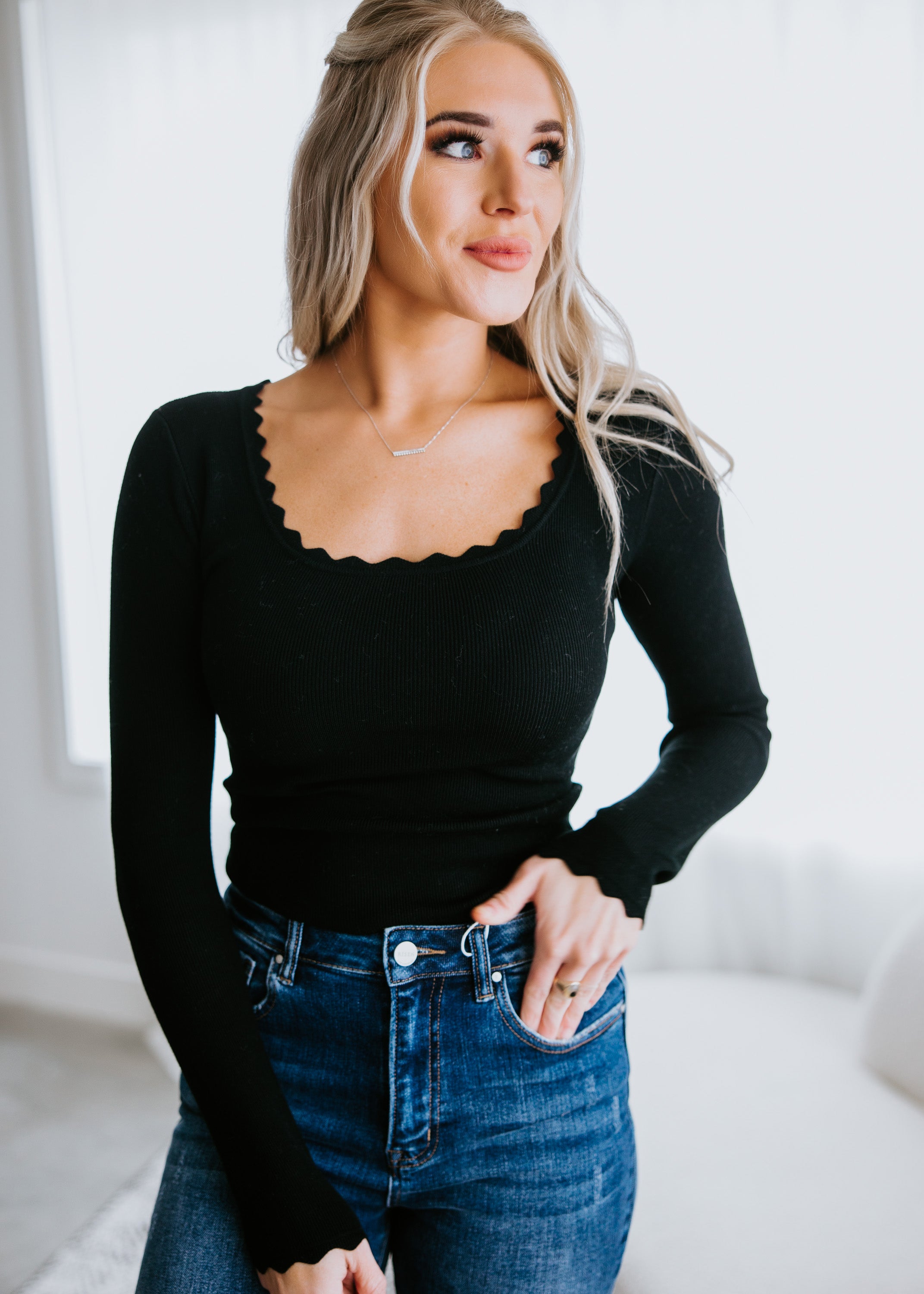 image of Robbie Ribbed Knit Top