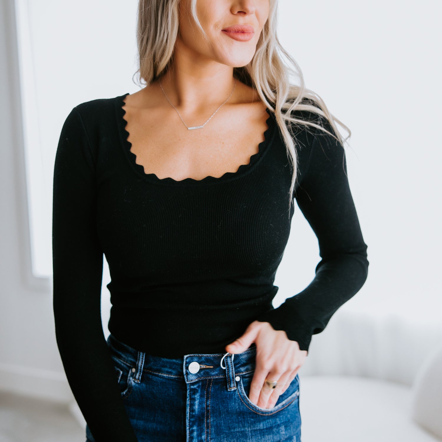 Robbie Ribbed Knit Top