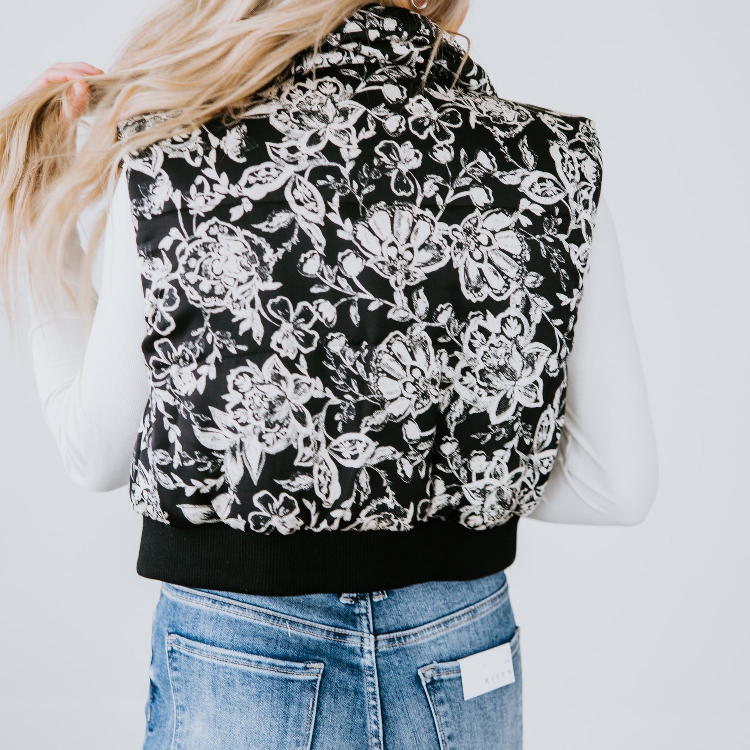 Quinn Floral Quilted Vest