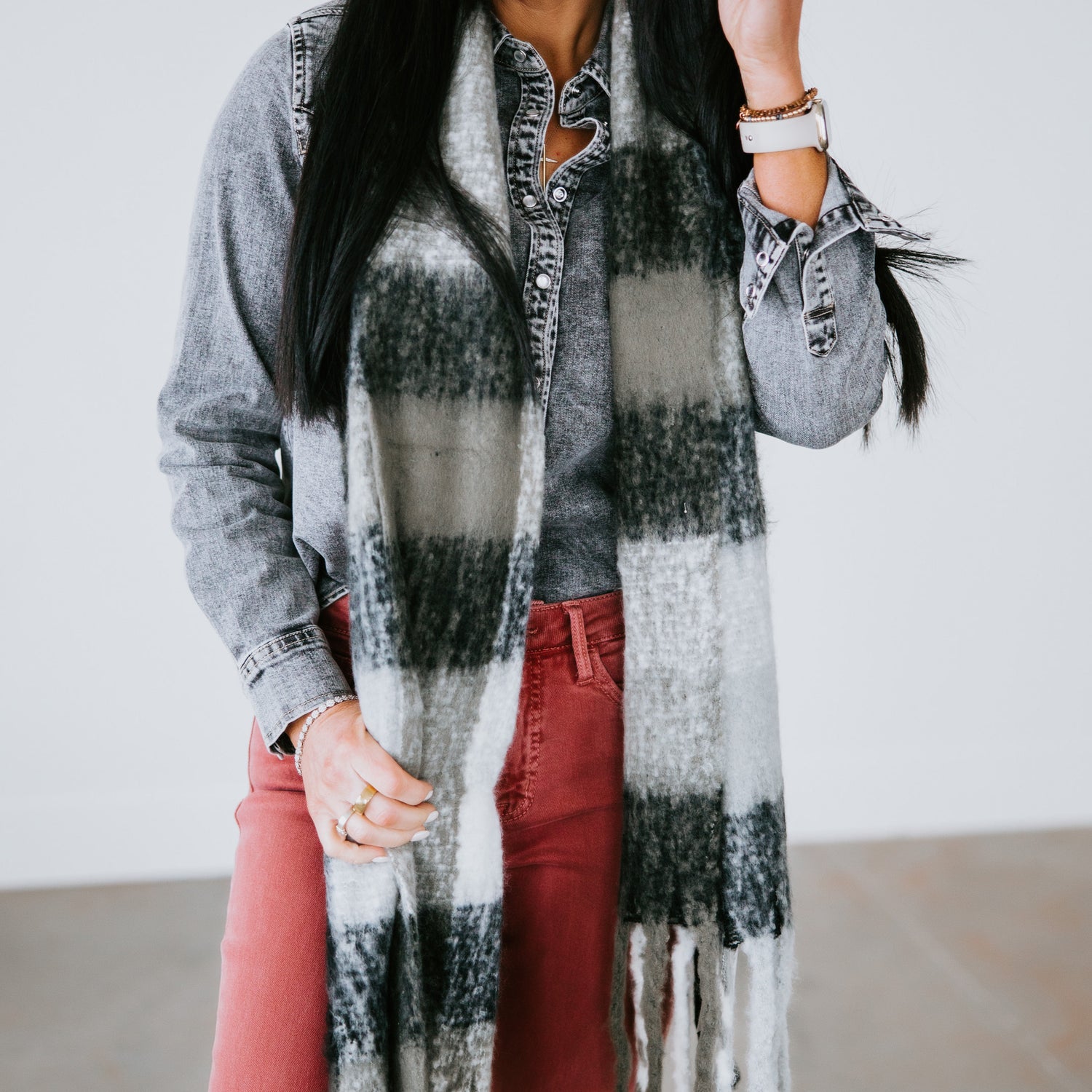 Tundra Plaid Scarf