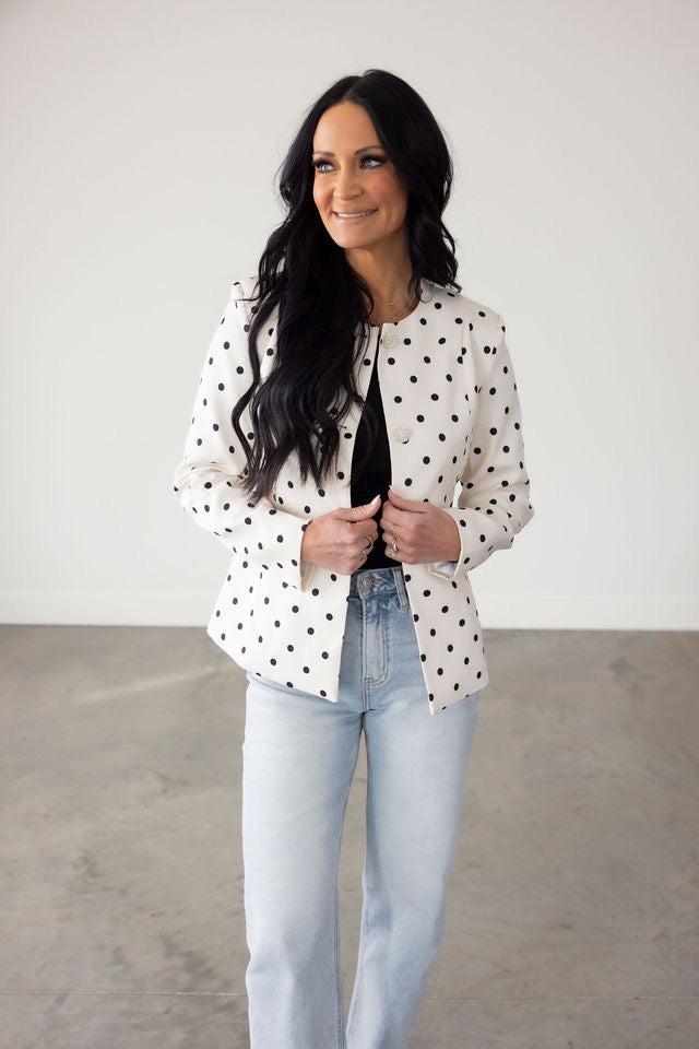 image of Lucinda Polka Dot Jacket