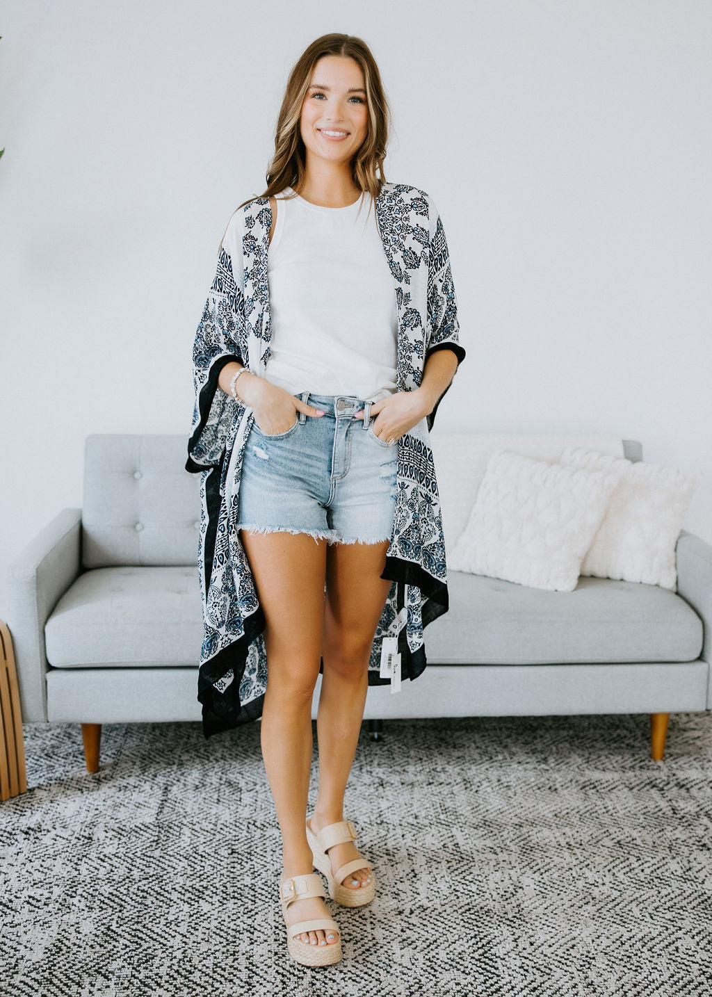 Alma Printed Kimono