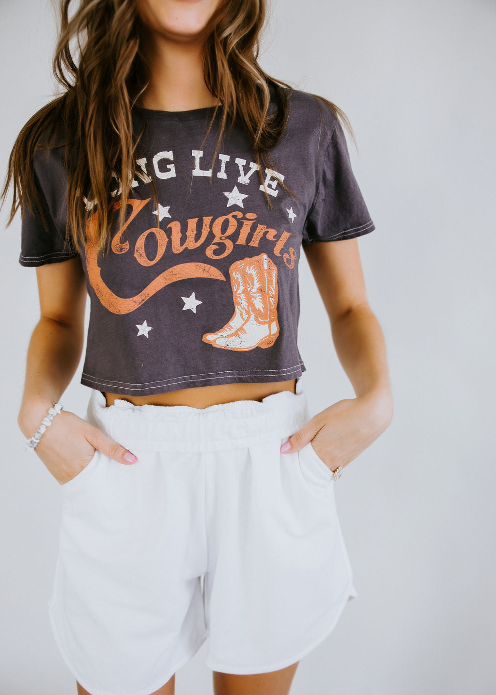 Long Live Cowgirls Crop Tee