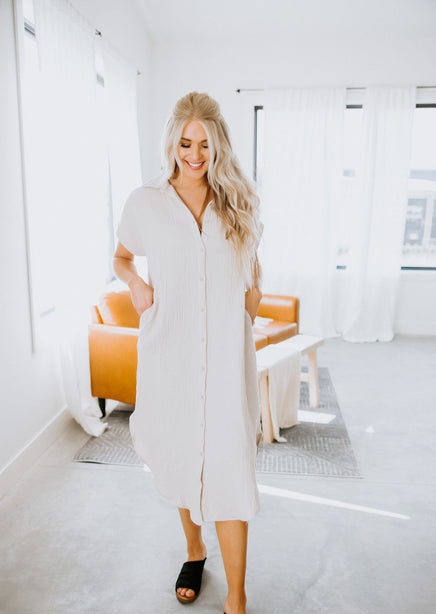 Kaelea Button Down Dress