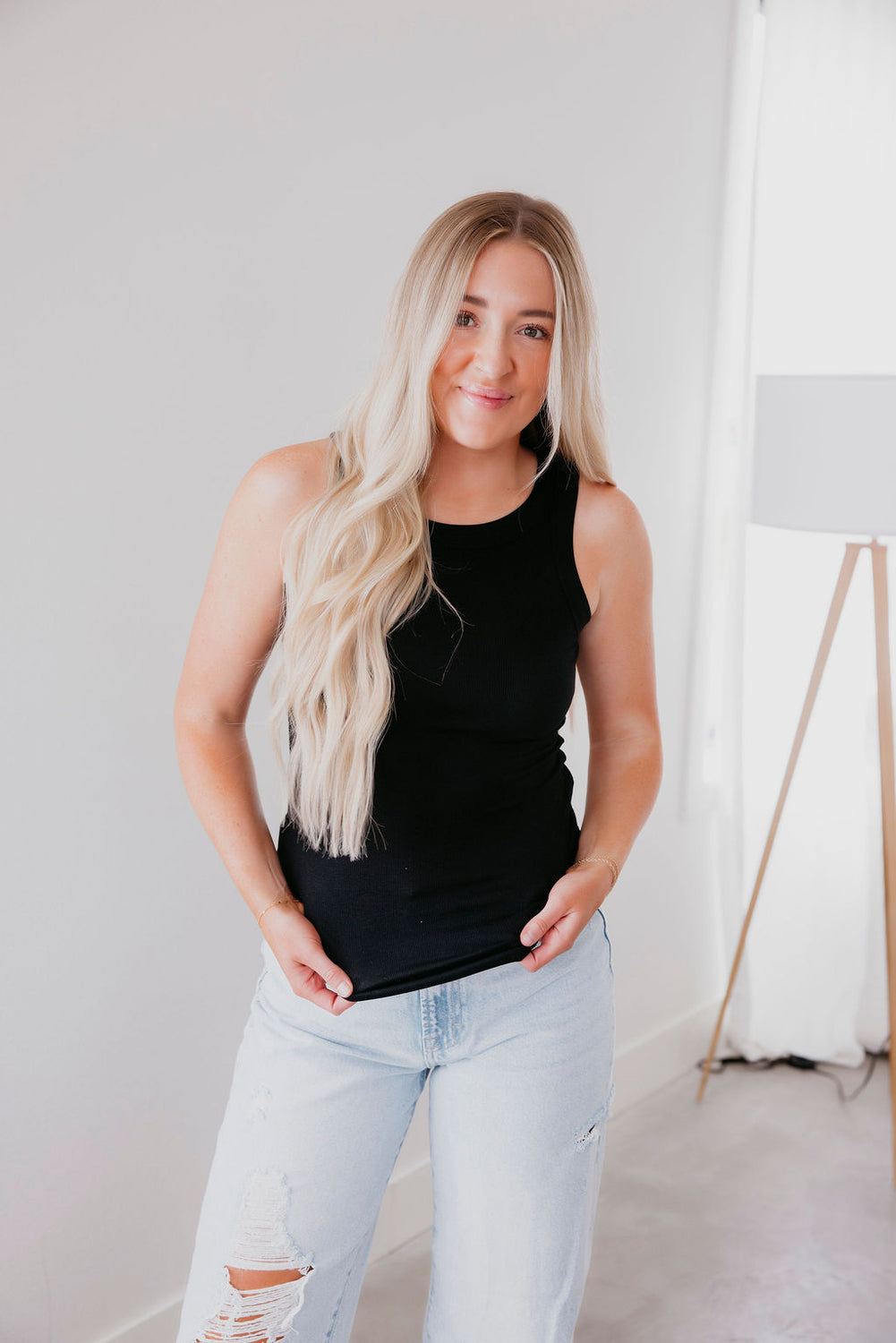 Mikey Ribbed Tank Top