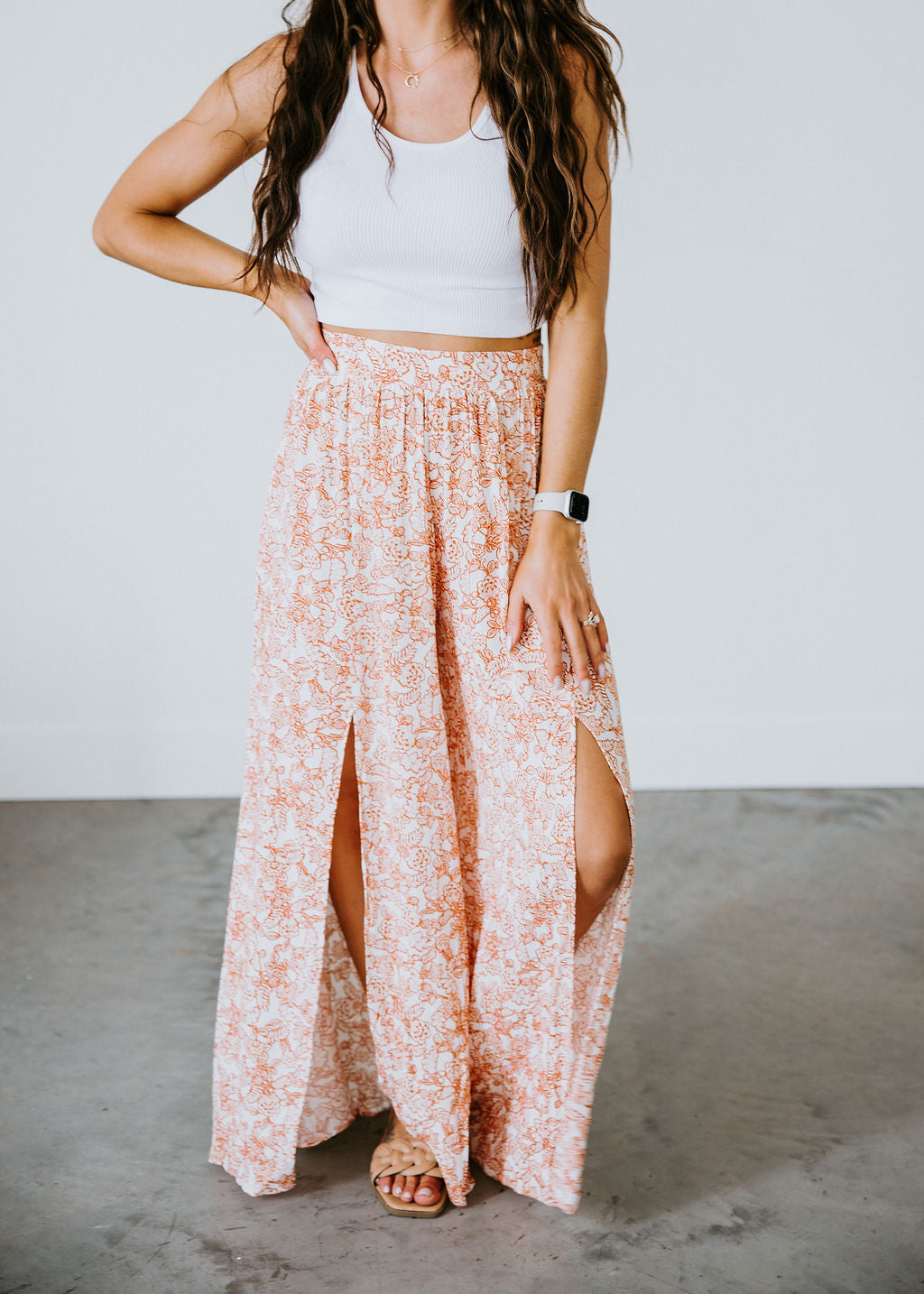 image of Selina Floral Wide Leg Pants