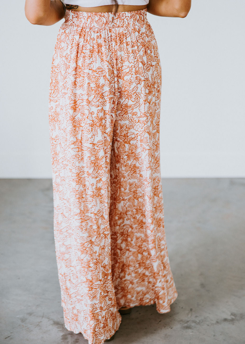 Selina Floral Wide Leg Pants