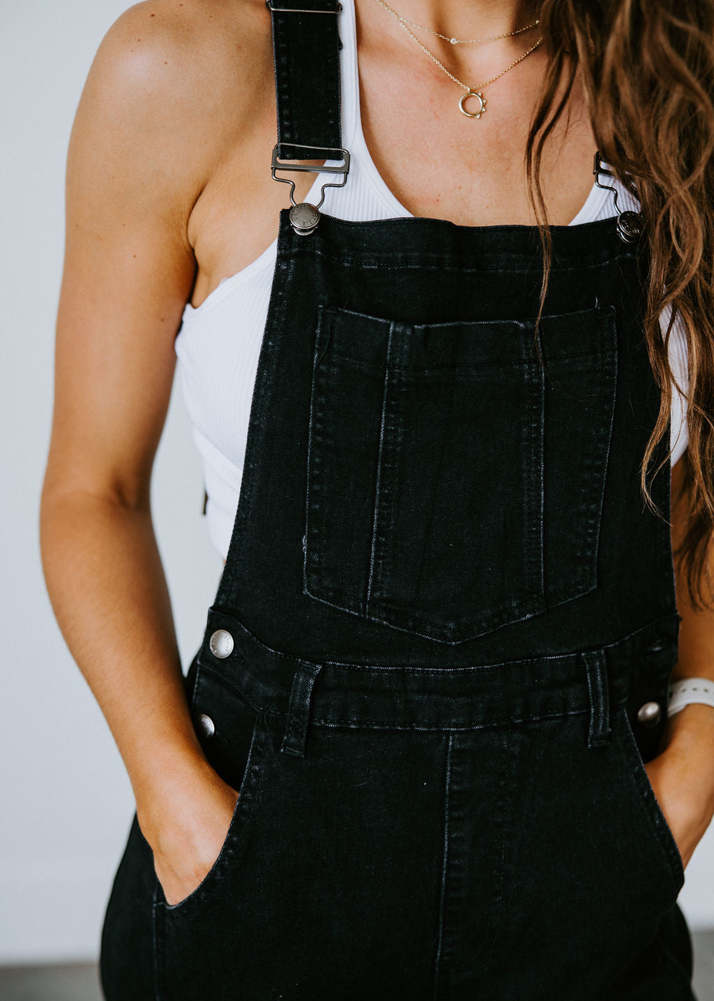 Jessie Denim Flare Overalls