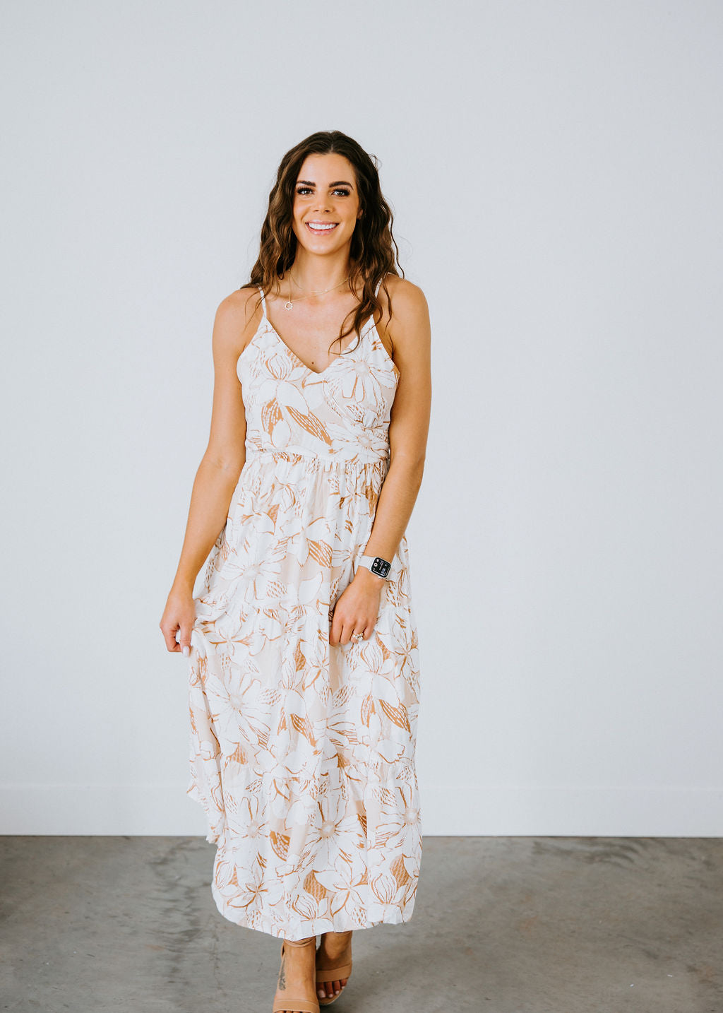 Roma Floral Maxi Dress