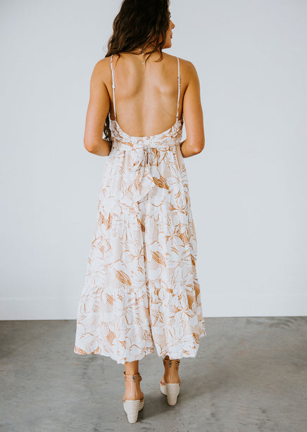 Roma Floral Maxi Dress