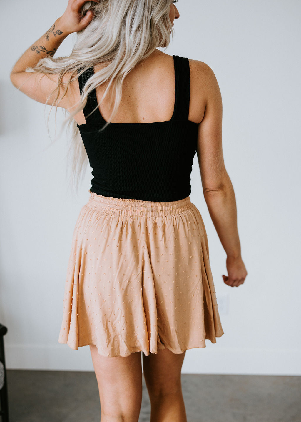 Lila Textured Crop Top