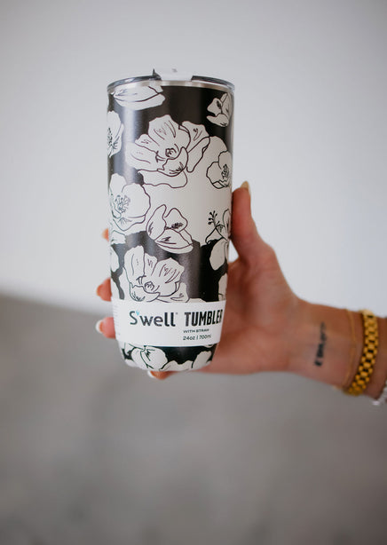 S'Well Charcoal Bloom Tumbler