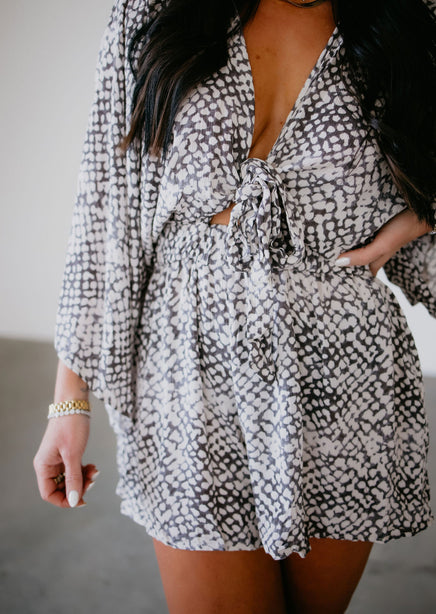 Daphne Printed Romper