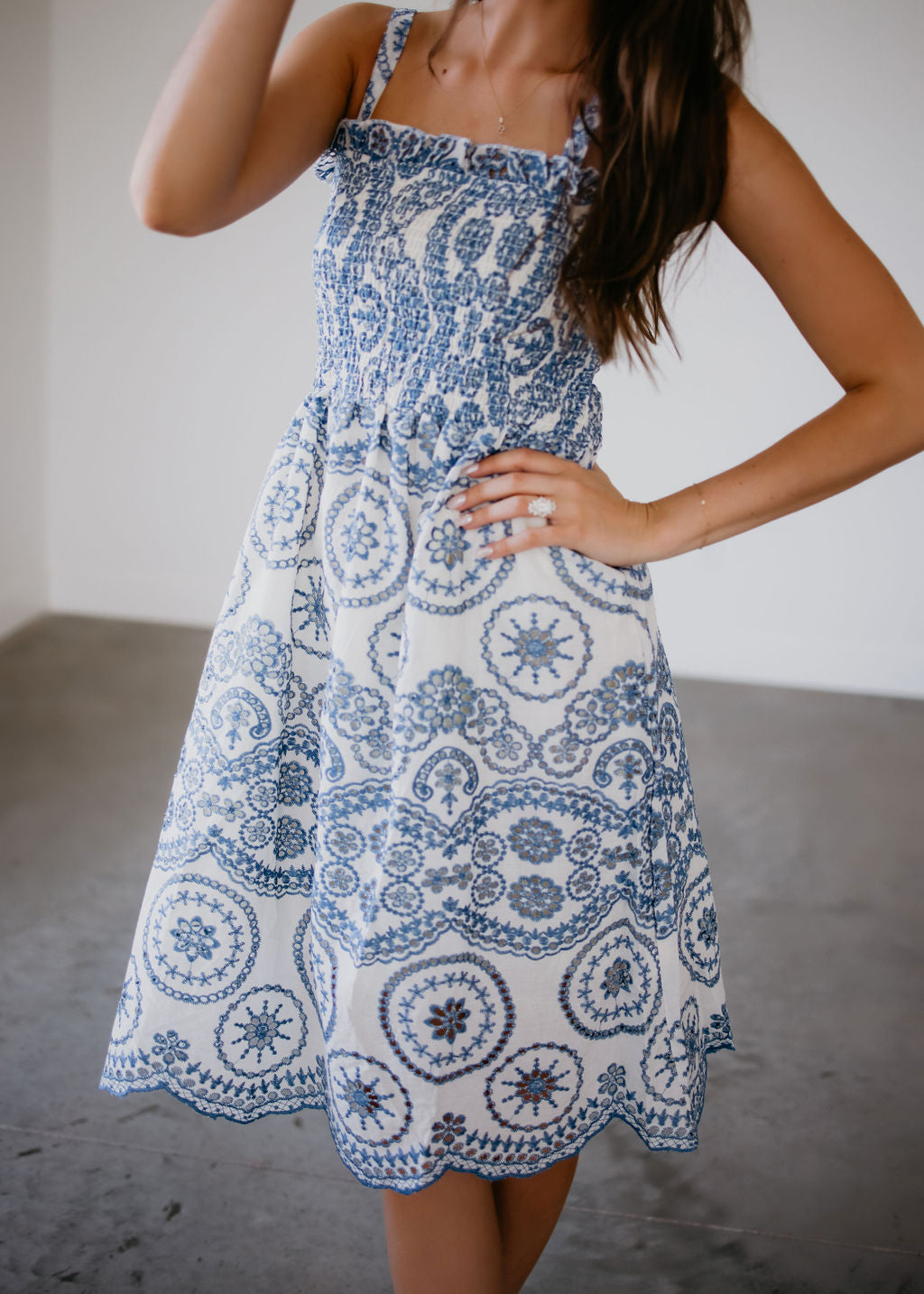 Blakely Embroidered Dress