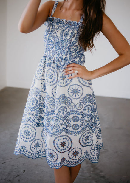 Blakely Embroidered Dress