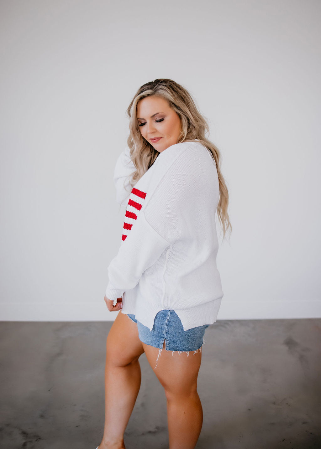 American Flag Knit Sweater