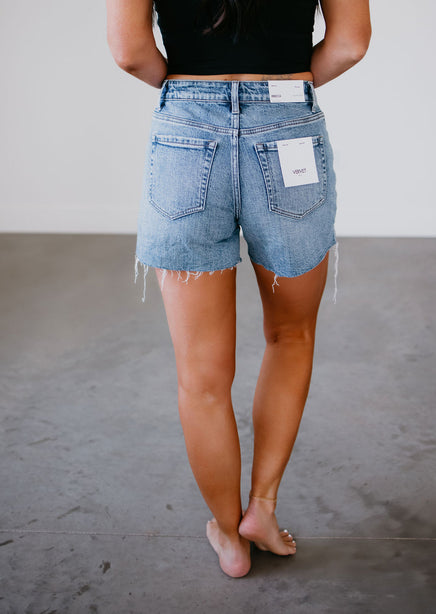 A-Line Vervet Denim Shorts