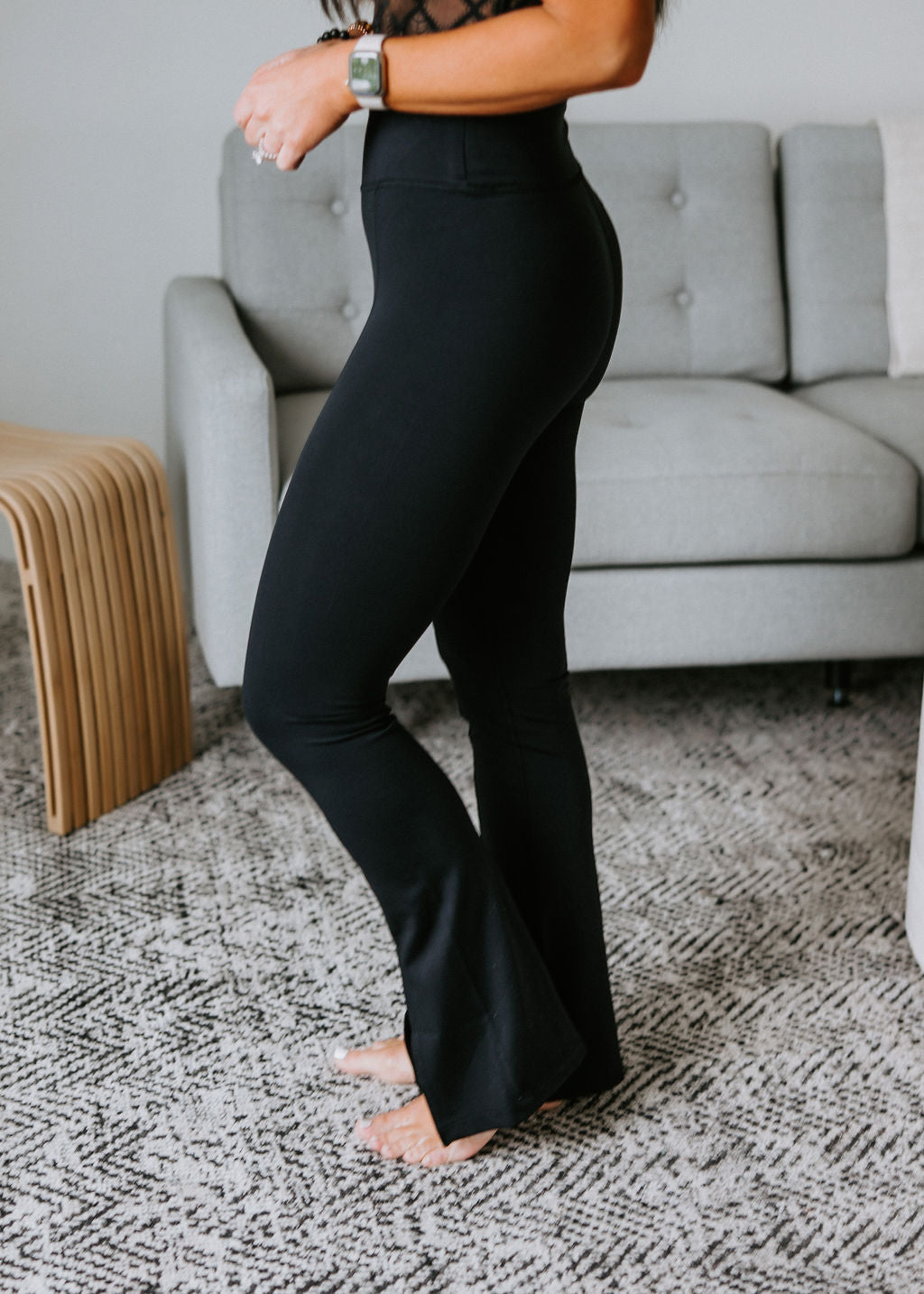 Janee Split Flare Leggings