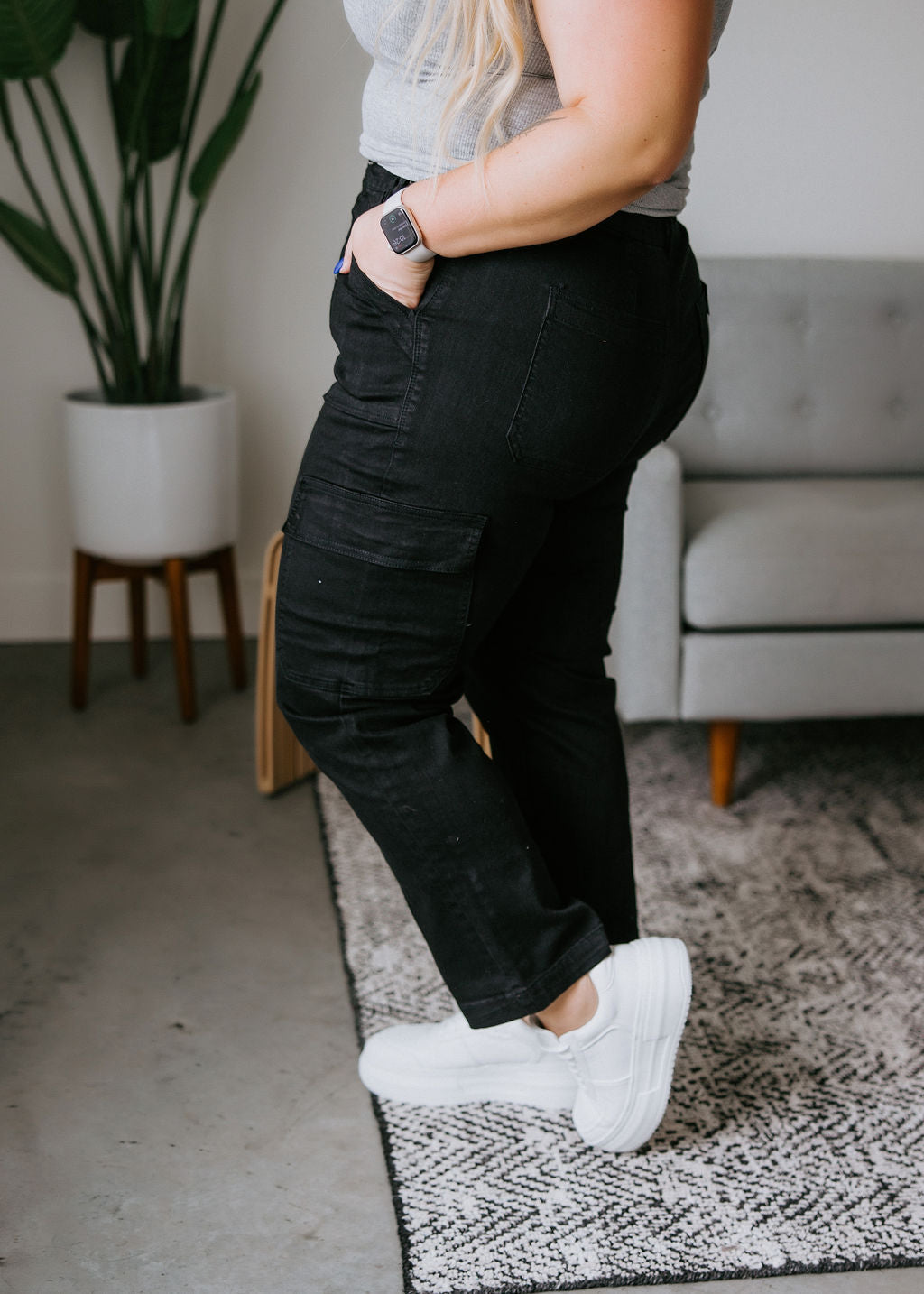 Curvy Sully Cargo Jeans