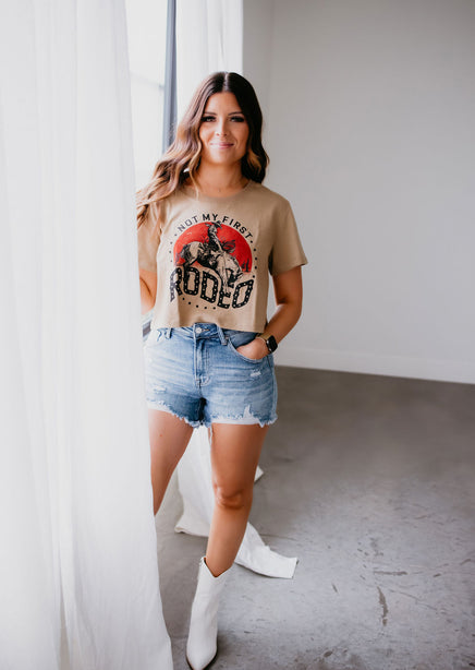 Not My First Rodeo Cropped Tee