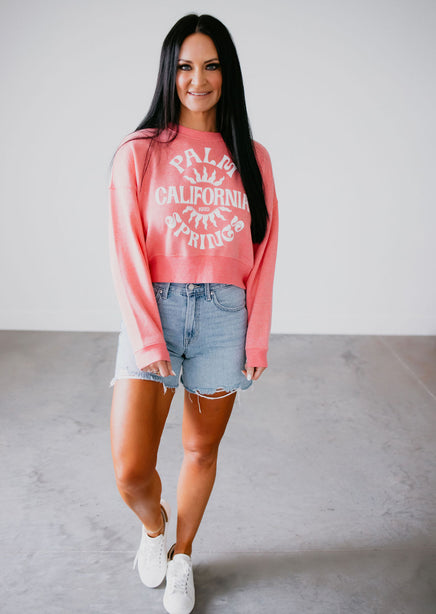 Palm Springs Graphic Sweatshirt