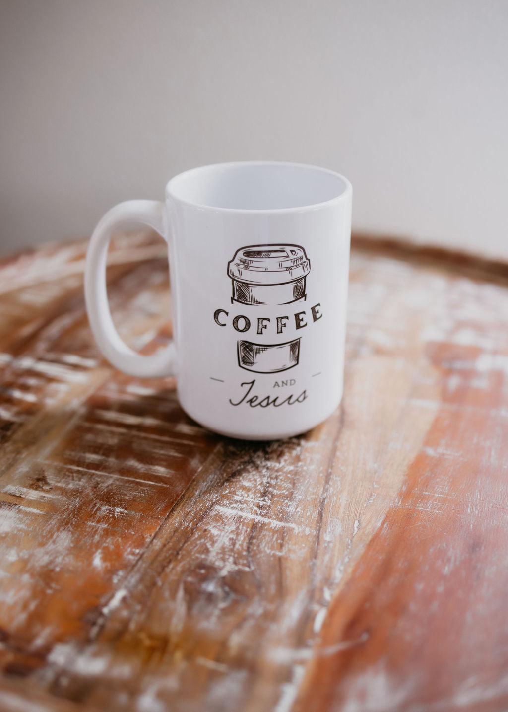 image of Coffee and Jesus Mug