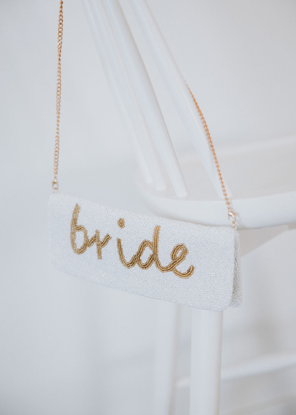 Bride Beaded Crossbody Bag