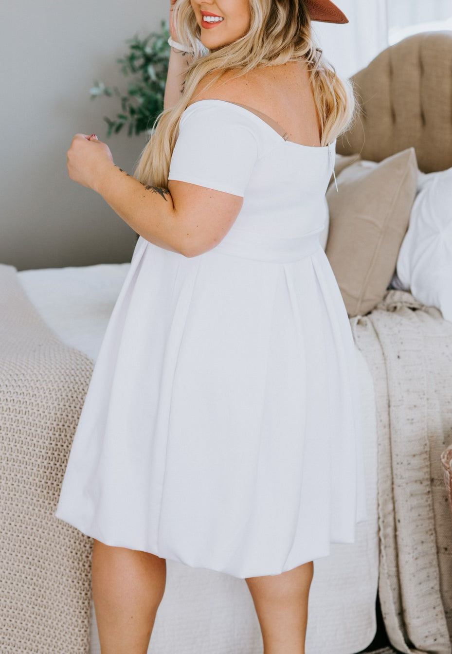 Curvy Denise Off Shoulder Dress