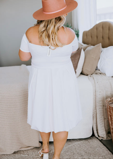 Curvy Denise Off Shoulder Dress