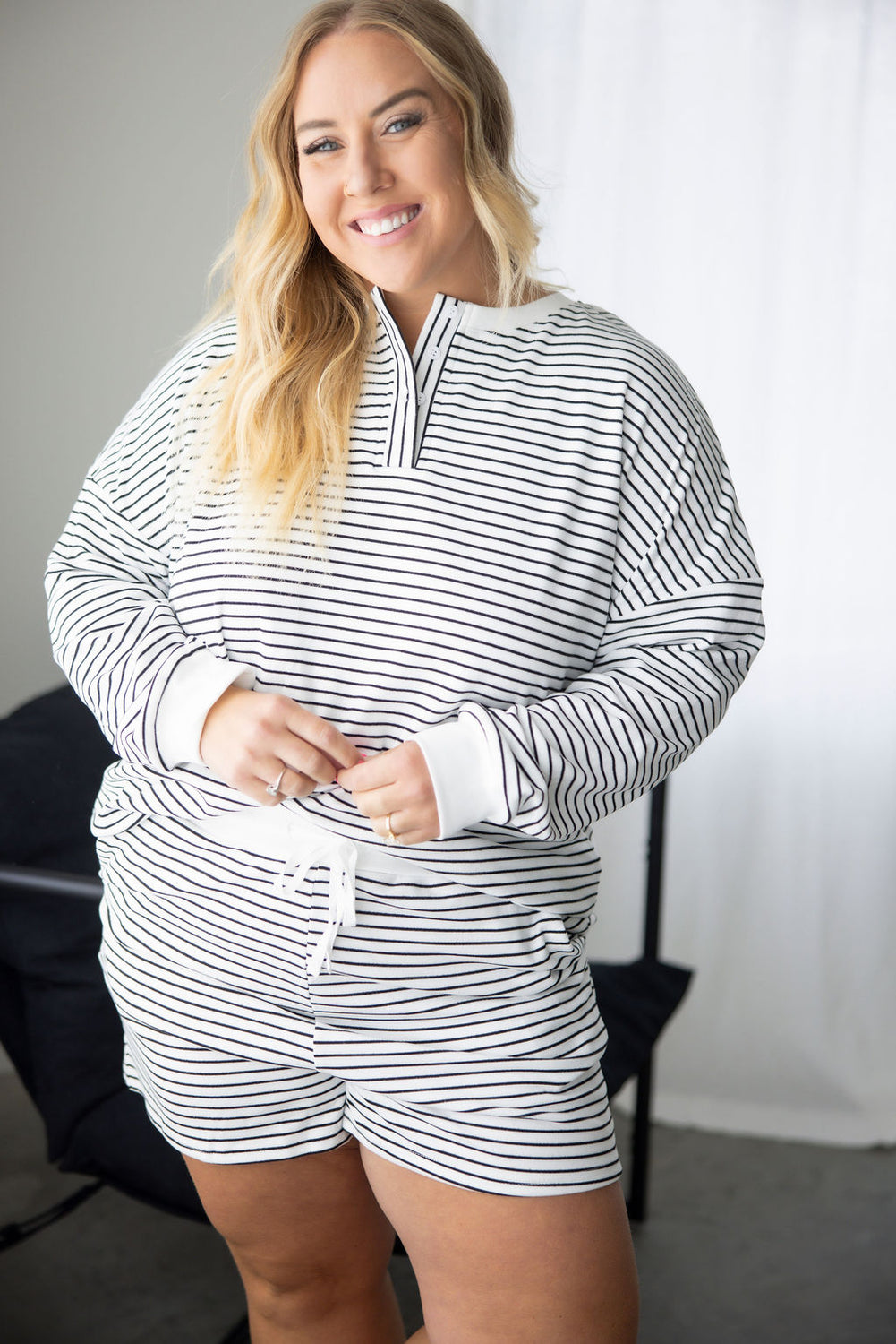 Colton Striped Short Set