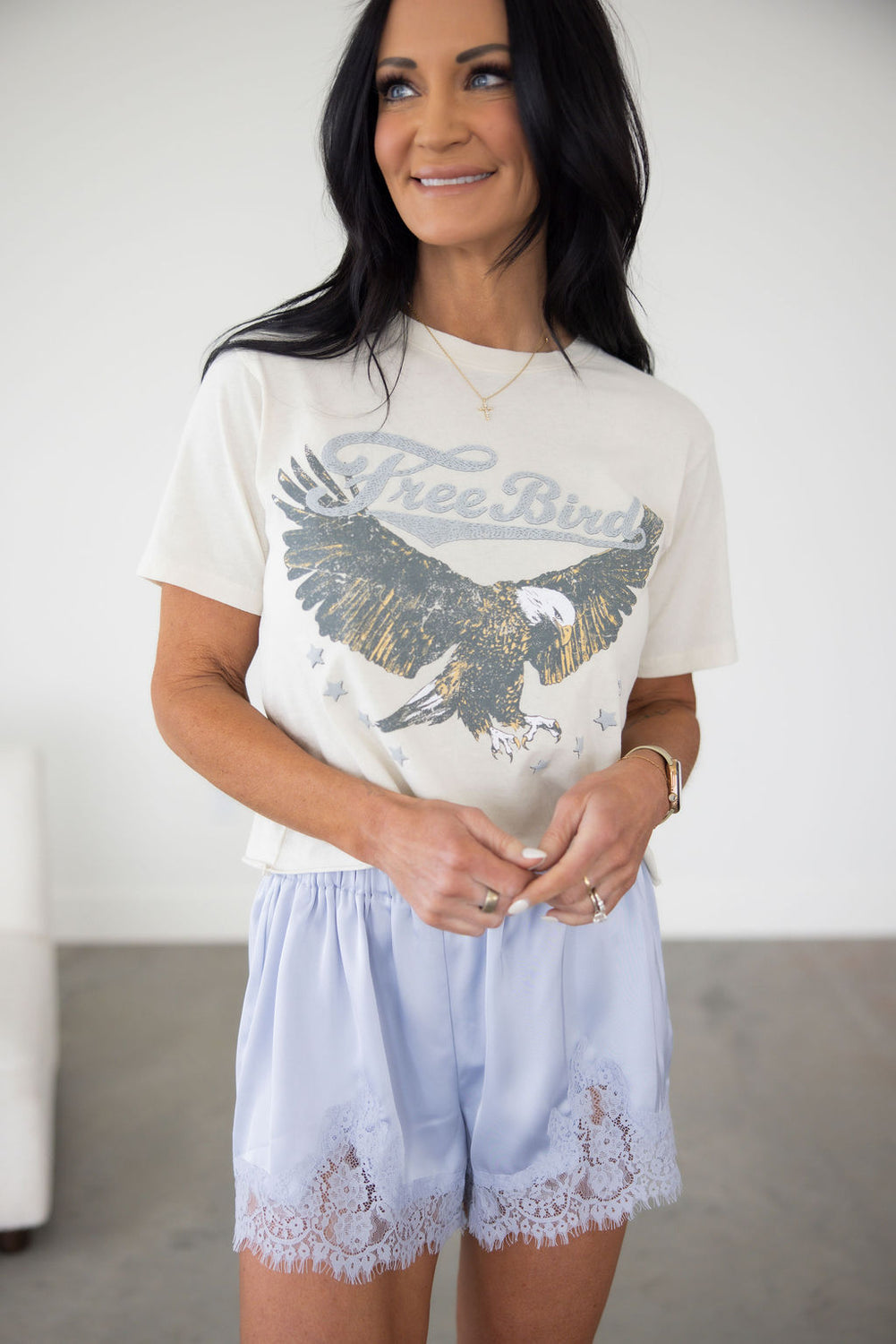 Kia Satin Lace Short