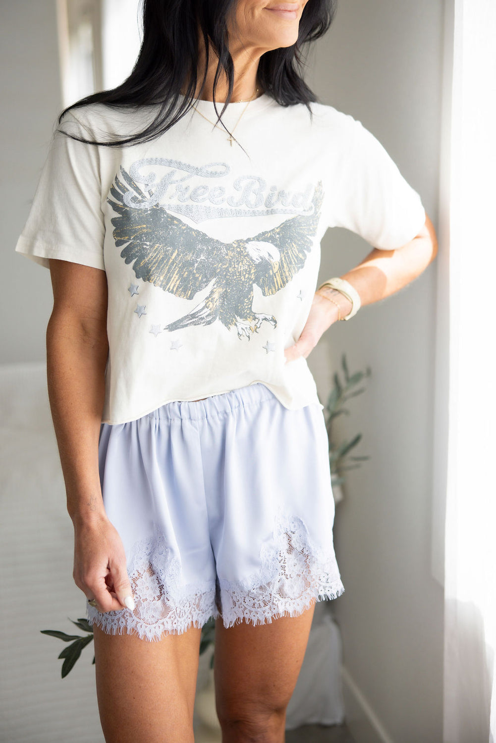 Kia Satin Lace Short