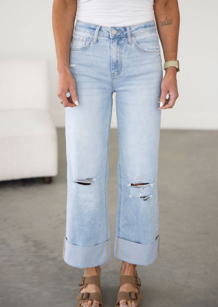 Rosy Lovervet Cuffed Jean product view