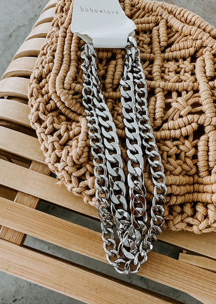 Linked Together Layered Necklaces
