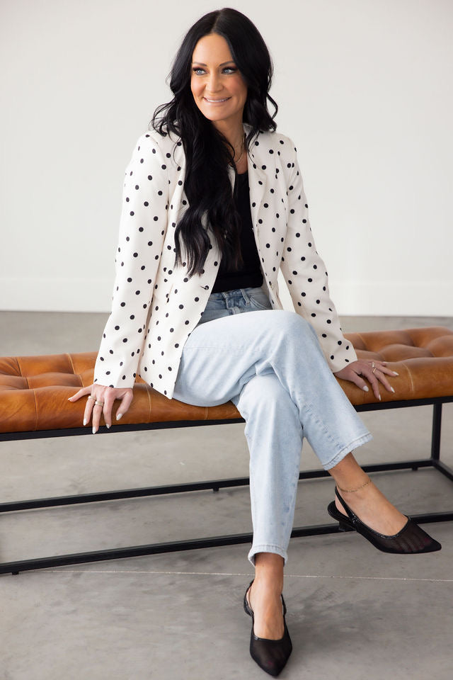 Lucinda Polka Dot Jacket