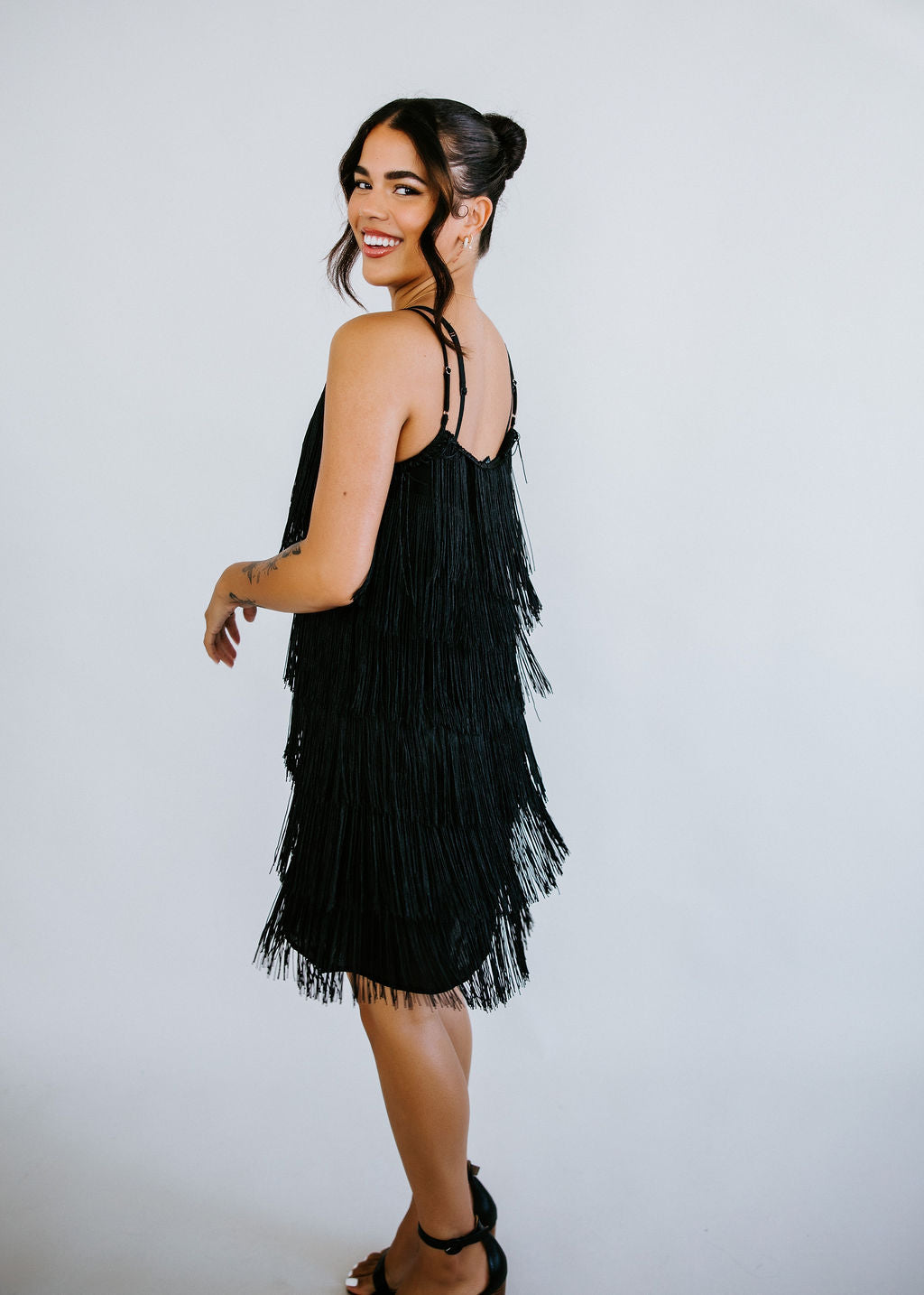 Kit Fringe Mini Dress