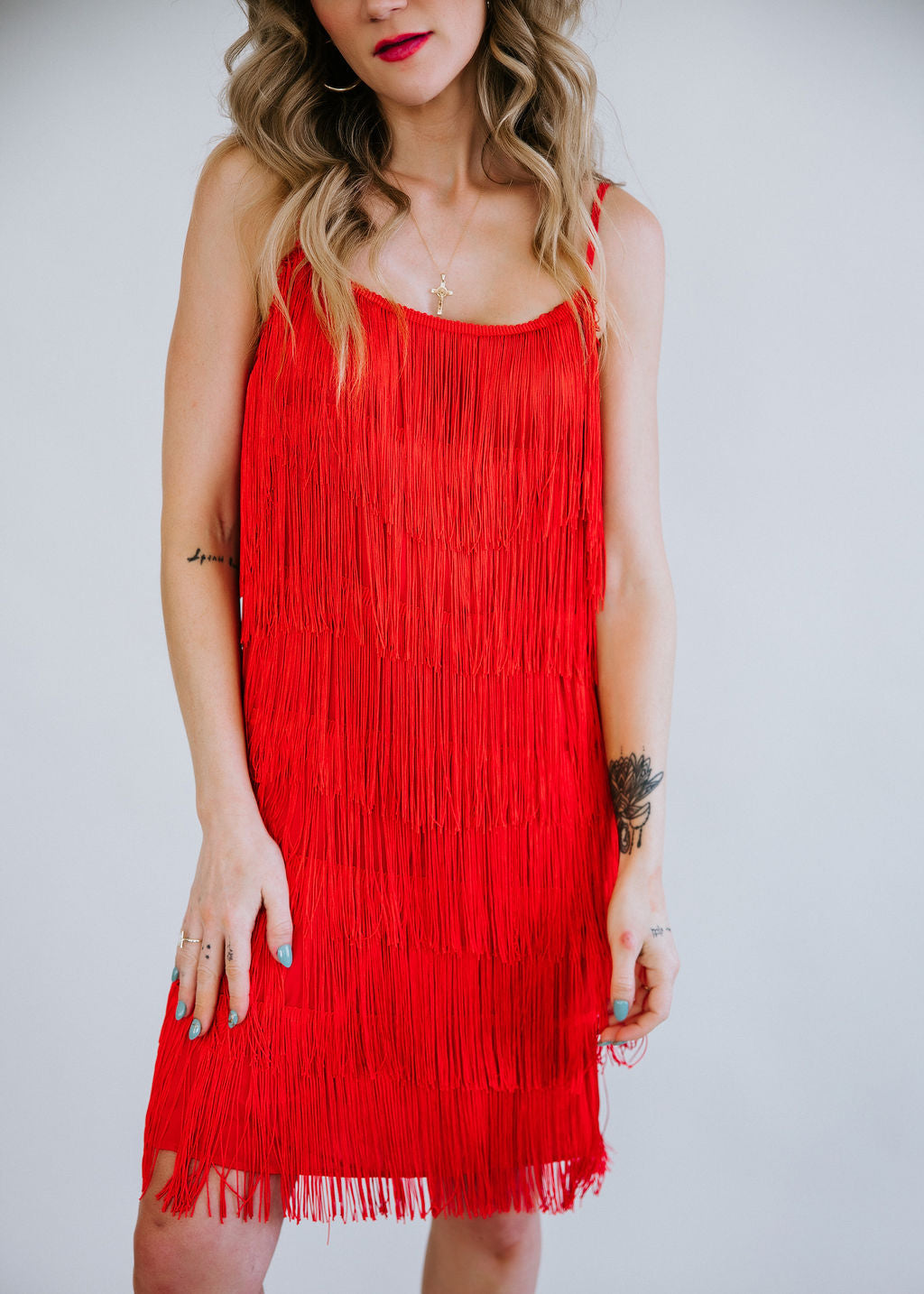 Kit Fringe Mini Dress