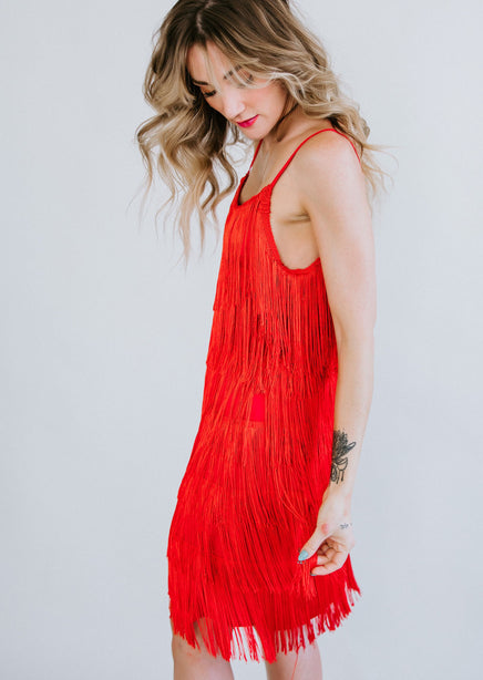 Kit Fringe Mini Dress | Lauriebelles Kit Fringe Mini Dress | Lauriebelles
