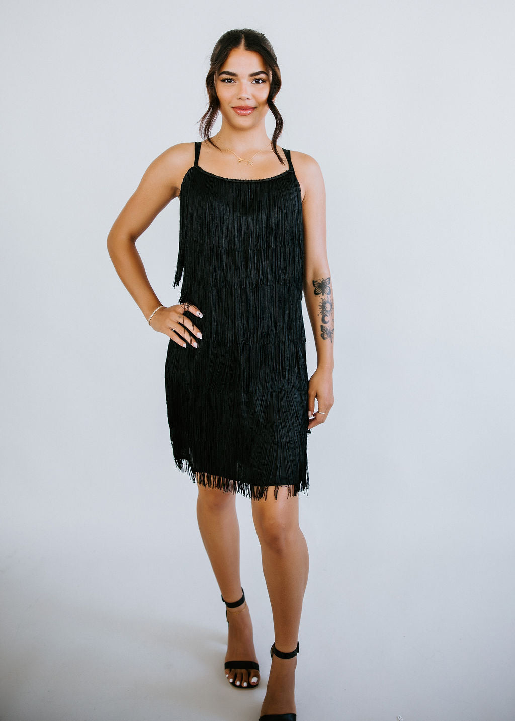 image of Kit Fringe Mini Dress