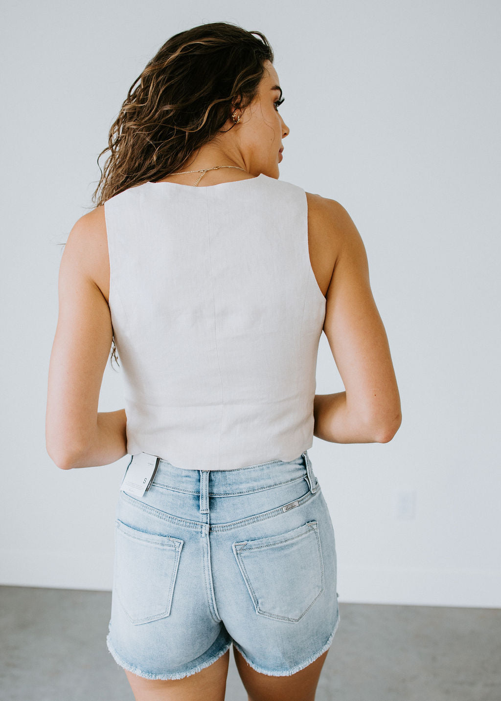 Pell Linen Vest