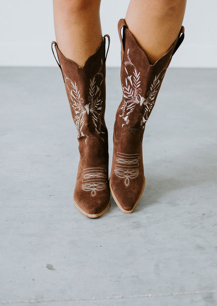 Faye Floral Boots