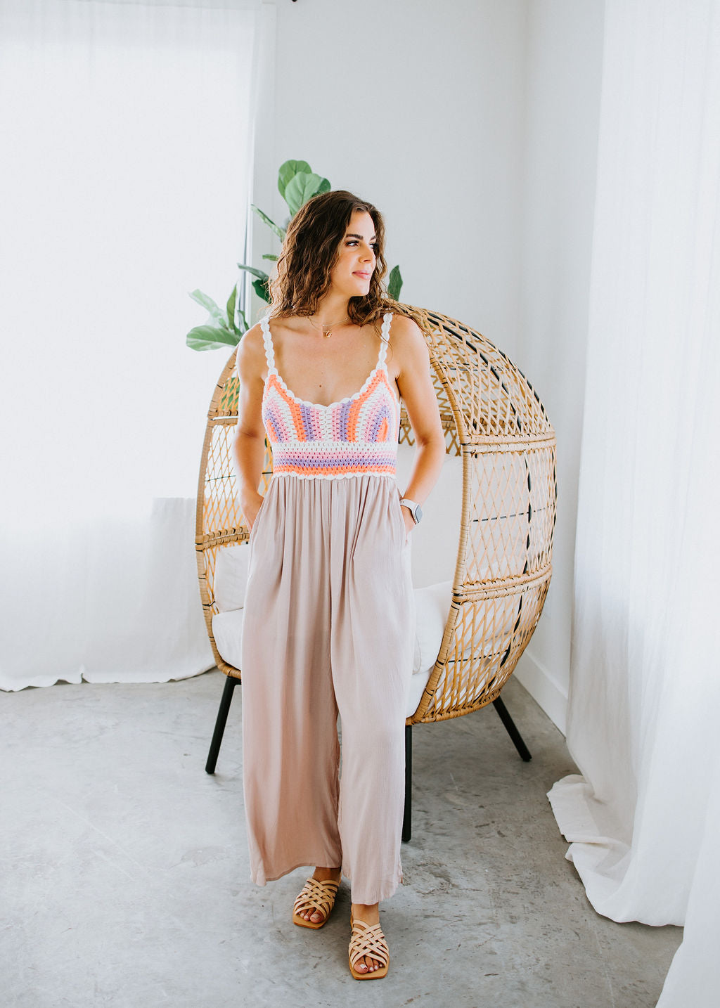 Vada Crochet Jumpsuit